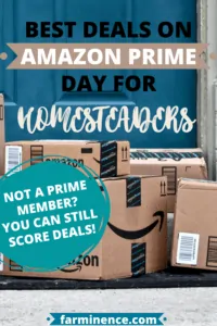amazon prime day deals for homesteading, gardening, livestock, and farming